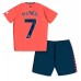 Everton Dwight McNeil #7 Babykleding Uitshirt Kinderen 2023-24 Korte Mouwen (+ korte broeken)